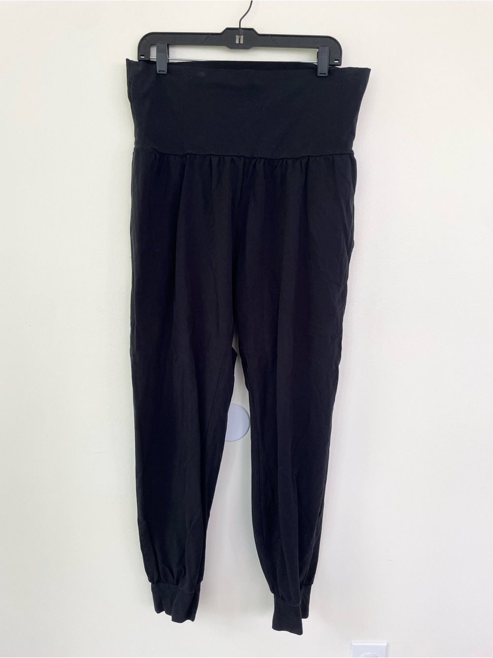 Pact Organic Cotton Black Jogger Pants w Pockets XL Extra Large Comfort Casual